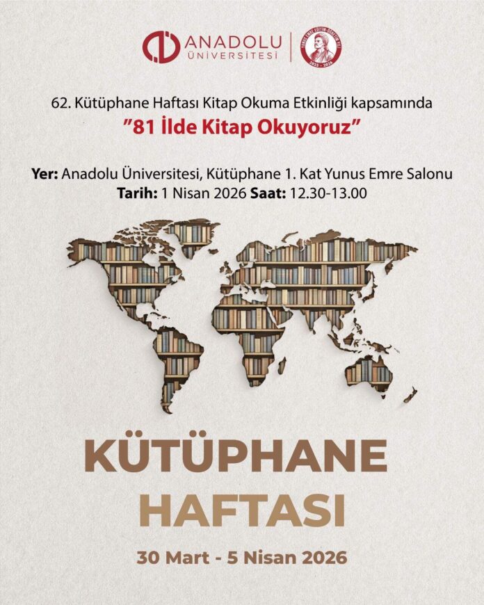 Anadolu Üniversitesi Öğrencileri 81 İlde Kitap Okuma Etkinliğinde Buluşacak